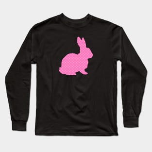 Pink Hearts Show Rabbit - NOT FOR RESALE WITHOUT PERMISSION Long Sleeve T-Shirt